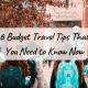 6 Budget Travel Tips That You Need to Know Now - BIGPriceDrops